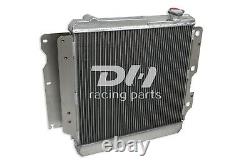 3 Row Aluminum radiator For 1987-2006 Jeep Wrangler YJ/TJ/LJ 2.5L/4.0/4.2L L4 L6