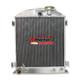 3 Row For 1932 Ford Model A Low Boy Street Rod Chopped Withford V8 302 At Radiator