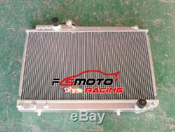 3 Row For Toyota Supra Soarer Mk3 Ma707m-gte 3.0l 1986-92 Mt Aluminum Radiator