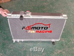 3 Row For Toyota Supra Soarer Mk3 Ma707m-gte 3.0l 1986-92 Mt Aluminum Radiator