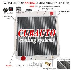 3 Row V8 Conversion Radiator Aluminium Fit 64-66 Ford Mustang 302 5.0L V8 Engine