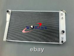 3 core Aluminum Radiator for Chevy S10 V8 Conversion 1983-2004 84 85 86 87 88