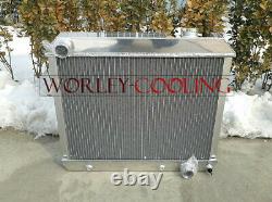 3 row Alloy radiator for 1963-66 Chevy Panel Truck C10/C20/C30 PONTIAC OLDS CARS