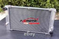 328mm Radiator + FAN For Porsche 944 924S 924 S 2.5L 2.7L Non Turbo MT 1983-1991