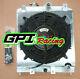 32mm Radiator +shroud+fan For 92-00 Honda Civic Del Sol Eg Ek Eh Ej Em B16 B18