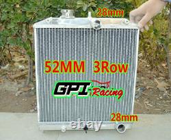 32mm Radiator +SHROUD+FAN For 92-00 Honda Civic Del Sol EG EK EH EJ EM B16 B18