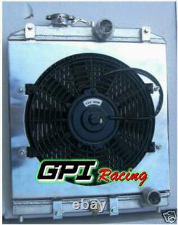 32mm Radiator +SHROUD+FAN For 92-00 Honda Civic Del Sol EG EK EH EJ EM B16 B18