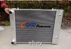 3ROW Alloy Radiator+Fan FOR Land Rover Defender Discovery 300TDI 90/110 BTP2275