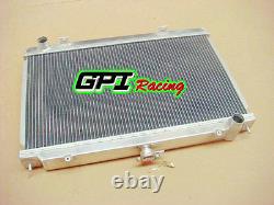 3ROW Aluminum Alloy Radiator &fans Fit Nissan Silvia S14 S15 SR20DET 240SX 200SX