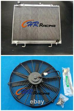 3ROW Aluminum Radiator+Fan For Pajero Montero Shogun NM NP NS NT 2.8 3.2 diesel