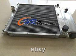 3ROW Aluminum Radiator+Fan for BMW E36 316i 318i 320i 323i 325i Z3 4Cyl 6Cyl MT