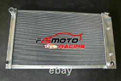 3ROW Aluminum Radiator + Fans for Pontiac Firebird / Trans Am 1970-1981 71 72 73