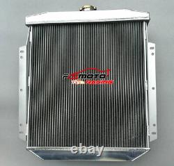 3ROW Aluminum Radiator For 1954-1956 Ford Fairlane Car Skyliner Torino Club V8