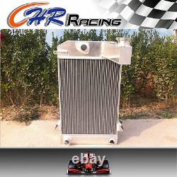 3ROW Aluminum Radiator For TRIUMPH TR2/TR3/TR3A/TR3B Manual Car
