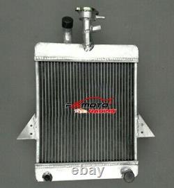3ROW Aluminum Radiator + Shroud+Fan For Triumph GT6 2.0 1966-1973 1967 1968 MT