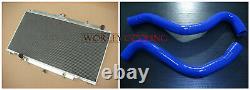 3Row ALLOY Radiator+hose For NISSAN PATROL GU Y61 3.0L ZD30 CR 2000-2006 MT BLUE