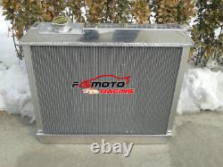 3Row Aluminum Radiator For Chevy GMC C/K Pickup Truck C10 C20 C30 1963-1966 AT