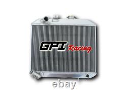 3Row Aluminum Radiator for 1941-1952 JEEP Willys 42 43 44 1945 1946 1947 1948 49