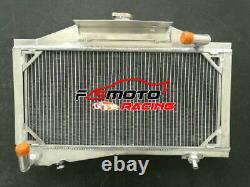 3row Alu Radiator +fan2 For Morris Minor 1000 948/1098 1955-1971 1956 1957 1958