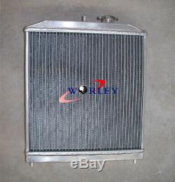 4 ROW Honda CIVIC EG EK B16 B18 92-00 32MM PIPE Aluminum Radiator + shroud+fan