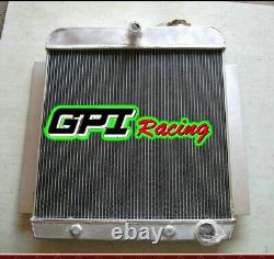 4 Row Aluminum Radiator For 1955-1959 Chevy Pickup Truck V8 55 56 57 58 59 At/mt