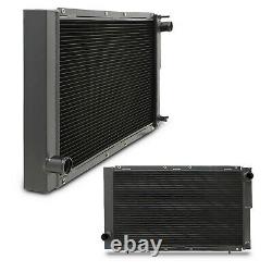 40mm ALUMINIUM BLACK SPORT ENGINE RADIATOR RAD FOR SUBARU IMPREZA CLASSIC GC8