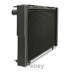 40mm ALUMINIUM BLACK SPORT ENGINE RADIATOR RAD FOR SUBARU IMPREZA CLASSIC GC8