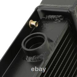 40mm ALUMINIUM BLACK SPORT ENGINE RADIATOR RAD FOR SUBARU IMPREZA CLASSIC GC8