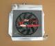 40mm Aluminum Radiator + Fan For Bmw 2 E10 2002/1802/1602/1600/1502 Tii/turbo Mt