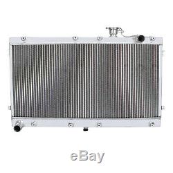 40mm Dual Core Aluminium Radiator For Mazda Miata Mx5 1.6 1.8 1990 1998 M/t