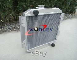 42MM aluminum radiator FOR Ford Capri/Escort Kent I4 Essex V4 MK1/2/3 1.3/1.6/2L