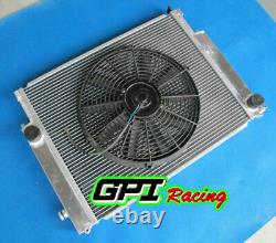 42mm ALUMINIUM RADIATOR RAD & FAN FOR BMW 3 SERIES E36 M3 3.0 3.2 Z3 1992-2000