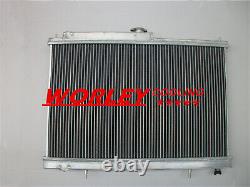 42mm Alloy aluminum radiator for Nissan skyline R33 R34 RB25DET GTS-T GTR + Fan