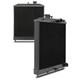42mm High Flow Alloy Black Radiator Rad For Honda Civic Eg Ek Eh Ej Em 88-00