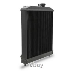 42mm HIGH FLOW ALLOY BLACK RADIATOR RAD FOR HONDA CIVIC EG EK EH EJ EM 88-00