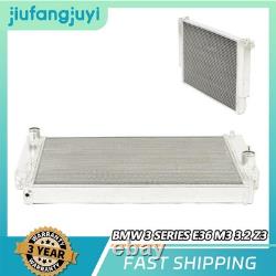 42mm Silver ALUMINIUM ALLOY RACE RADIATOR RAD FIT BMW 3 SERIES E36 M3 3.2 Z3 UK
