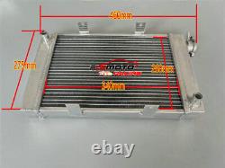 45×27cm Alloy Water Radiator For GO KART RACING HPT Copper-Brass Triple Circuit