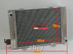 450mm×280mm For GO KART RACING NEW TOP 1 Triple circuit Aluminum Water Radiator