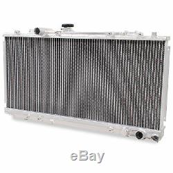 45mm Twin Core Alloy Race Radiator Rad For Toyota Celica Gt4 St 185 2.0 89-99