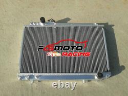 50mm ALLOY RADIATOR FOR TOYOTA SUPRA MK3 SOARER MZ20 7MGTE JZA70 1JZ TURBO 86-92