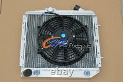 50mm Aluminum Radiator&fan For Renault 5 Super 5/r5 9/11 Gt Turbo At 1985-1991