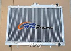 52MM Aluminum Radiator &Shroud & Fan for Nissan Skyline R33 R34 GTR GTST RB25DET
