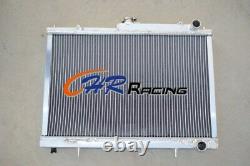 52MM Aluminum Radiator+shroud&fan for Nissan Skyline R33 R34 GTR GTST RB25DET