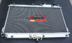 52MM Aluminum radiator + Fans for MAZDA MIATA MX5 NA 1.6L 1.8L 1990-1997 91 MT