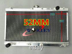 52MM Aluminum radiator for 1998-2005 Mazda MX-5 NB Roadster Miata MX5 MT 1.6/1.8