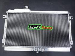 52MM for 1998-2005 Mazda MX-5 NB Roadster Miata MX5 MT Aluminum radiator + Fans