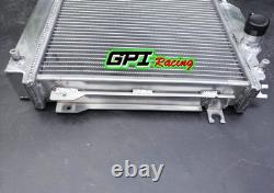 52MM for 1998-2005 Mazda MX-5 NB Roadster Miata MX5 MT Aluminum radiator + Fans
