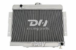 52mm Aluminum Radiator For 1972-1986 Jeep CJ5 CJ7 3.8/4.2/5.0L L6 V8 Conversion