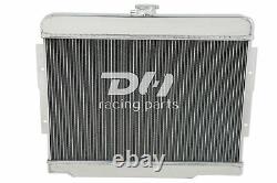 52mm Aluminum Radiator For 1972-1986 Jeep CJ5 CJ7 3.8/4.2/5.0L L6 V8 Conversion