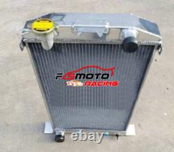 56MM For 1937-1939 1938 Ford CARS With302 5L SB V8 MOTOR AT Aluminum Radiator